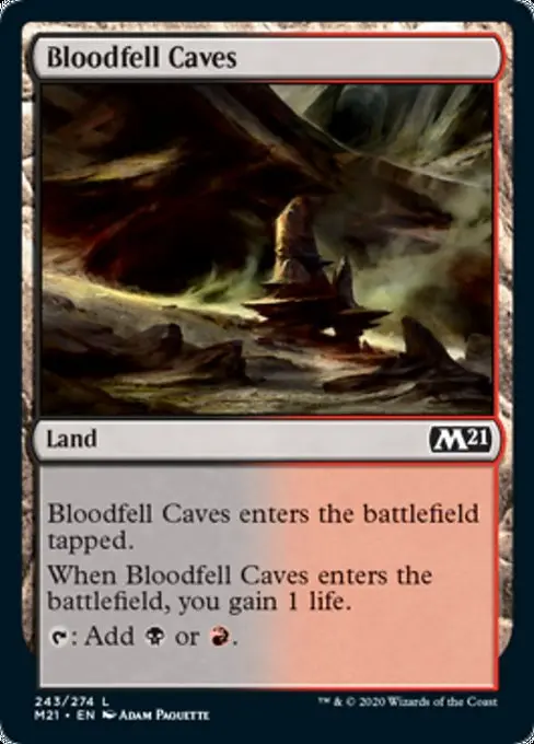 Bloodfell Caves [Core Set 2021] 1