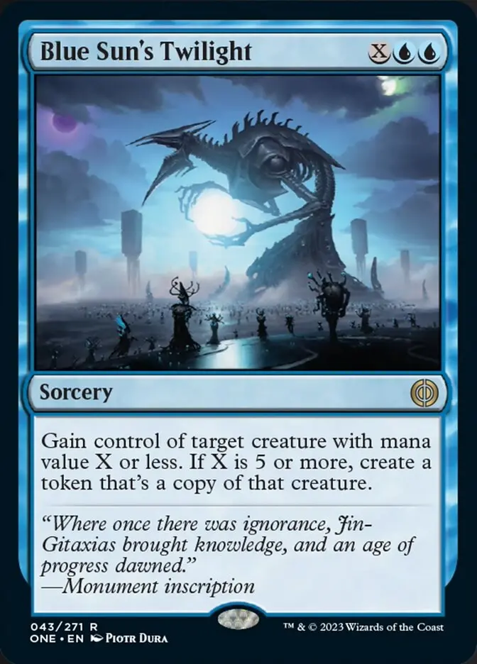 Blue Sun's Twilight [Phyrexia: All Will Be One] 1