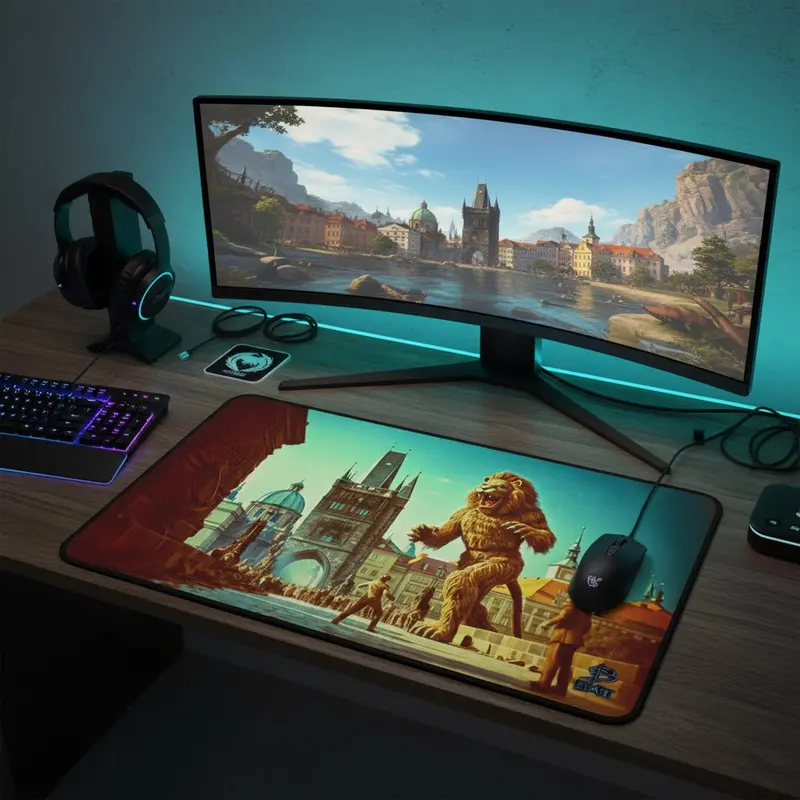 Bohemia’S Beast Desk Mat - Kaiju Capitals 2