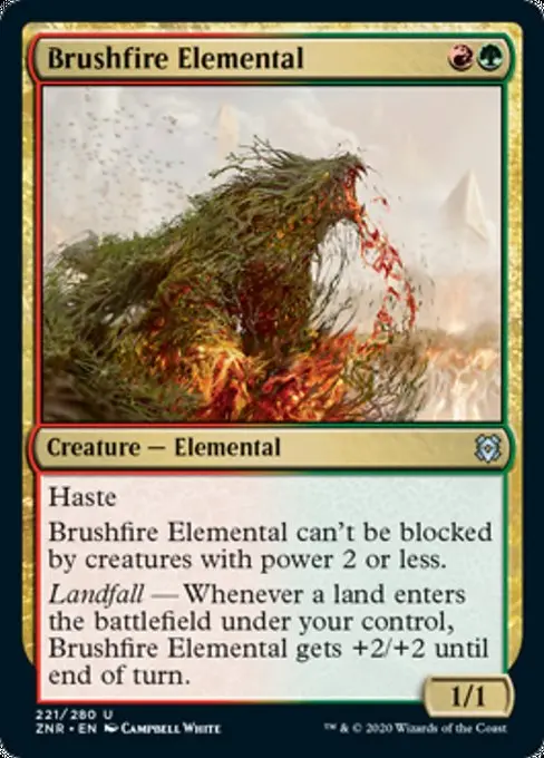 Brushfire Elemental [Zendikar Rising] 1