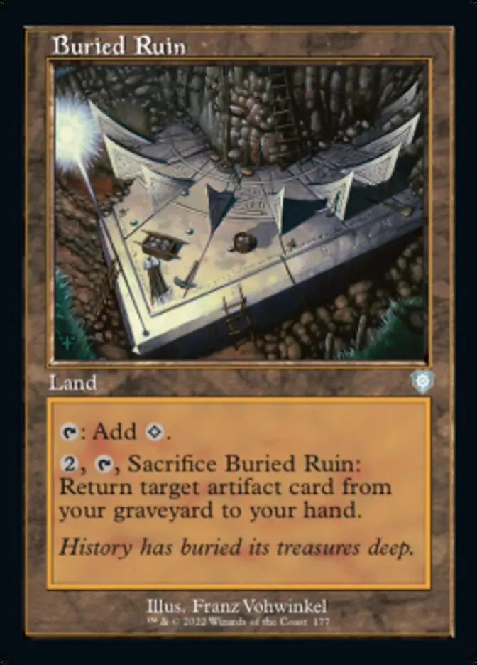 Buried Ruin (Retro) [The Brothers' War Commander] 1