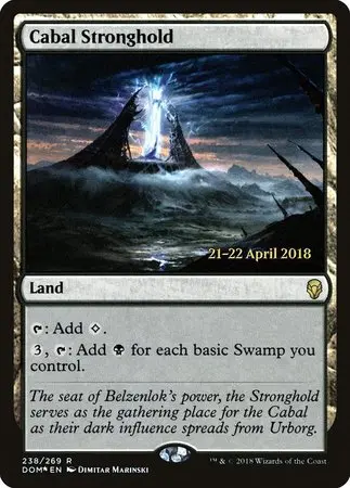 Cabal Stronghold [Dominaria Promos] 1