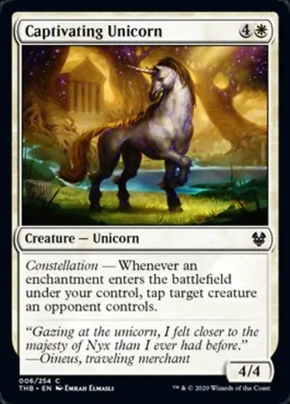 Captivating Unicorn [Theros Beyond Death] 1