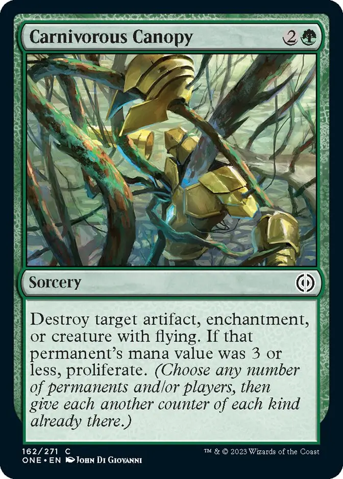Carnivorous Canopy [Phyrexia: All Will Be One] 1