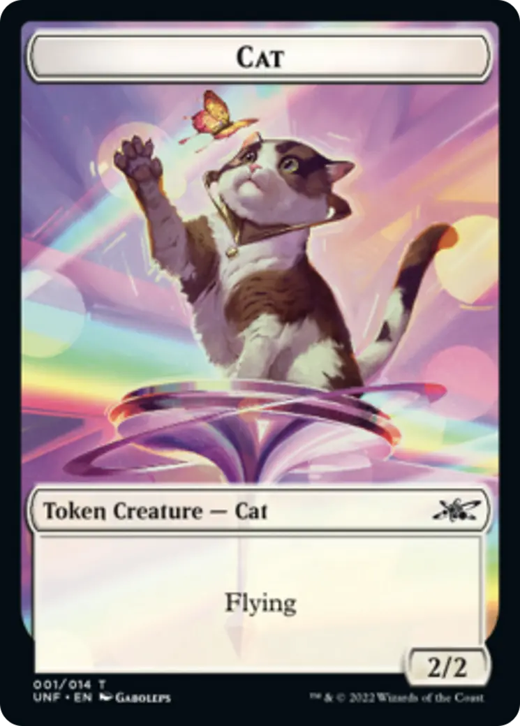 Cat // Storm Crow Double-Sided Token [Unfinity Tokens] 1