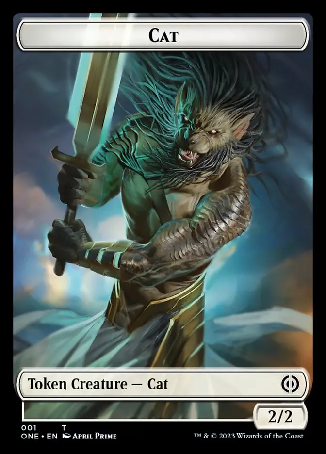 Cat Token [Phyrexia: All Will Be One Tokens] 1