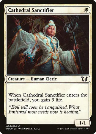 Cathedral Sanctifier [Duel Decks: Blessed Vs. Cursed] 1