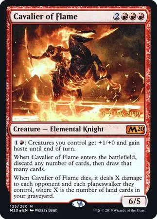 Cavalier Of Flame [Core Set 2020 Promos] 1