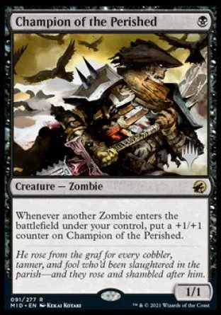 Champion Of The Perished (Promo Pack) [Innistrad: Midnight Hunt Promos] 1