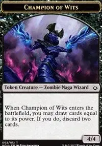 Champion Of Wits // Warrior Double-Sided Token [Hour Of Devastation] 1