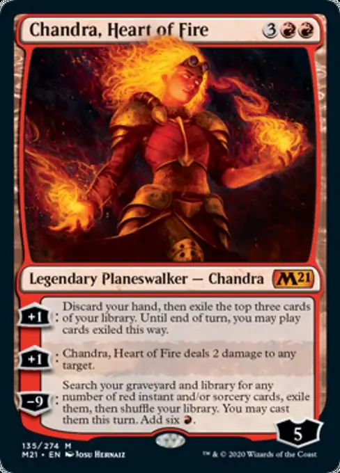 Chandra, Heart Of Fire [Core Set 2021] 1