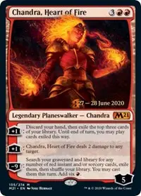 Chandra, Heart Of Fire [Prerelease: Core Set 2021] 1