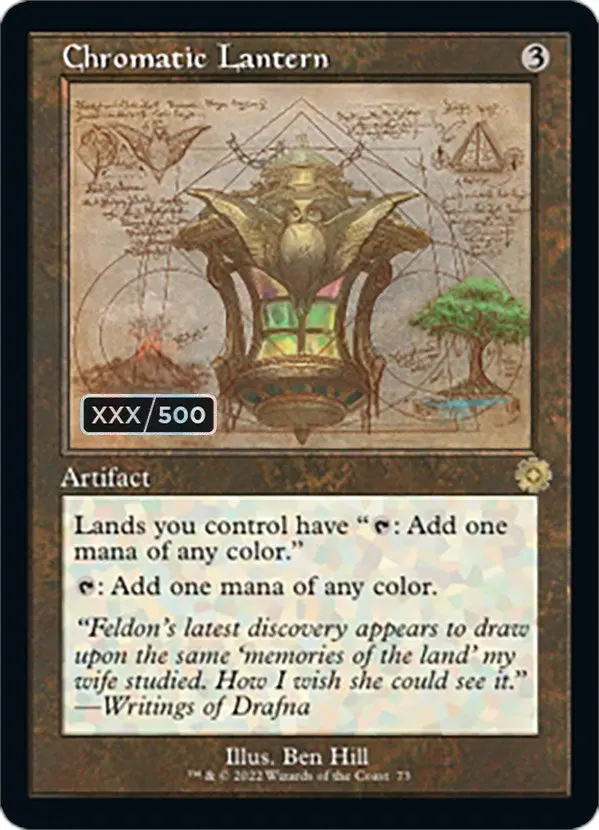 Chromatic Lantern (Retro Schematic) (Serial Numbered) [The Brothers' War Retro Artifacts] 1