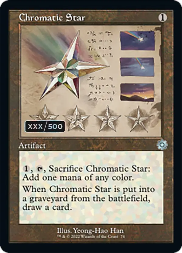 Chromatic Star (Retro Schematic) (Serial Numbered) [The Brothers' War Retro Artifacts] 1