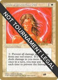 Circle Of Protection: Red - 1996 Michael Loconto (4Ed) (Sb) [World Championship Decks] 1