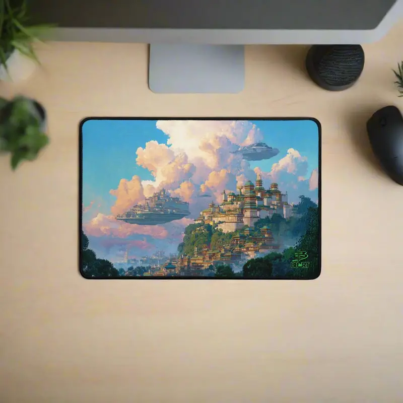 Citadels Of The Cumulus Way Desk Mat 1