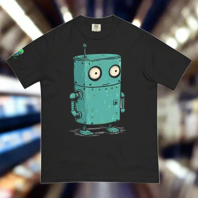 Clyde The Loyal Droid - Unisex Garment-Dyed Heavyweight T-Shirt 1