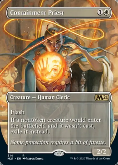 Containment Priest (Borderless) [Core Set 2021] 1