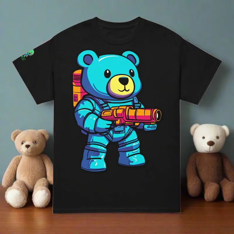 Cosmo The Cuddlebear - Unisex Dryblend T-Shirt 1