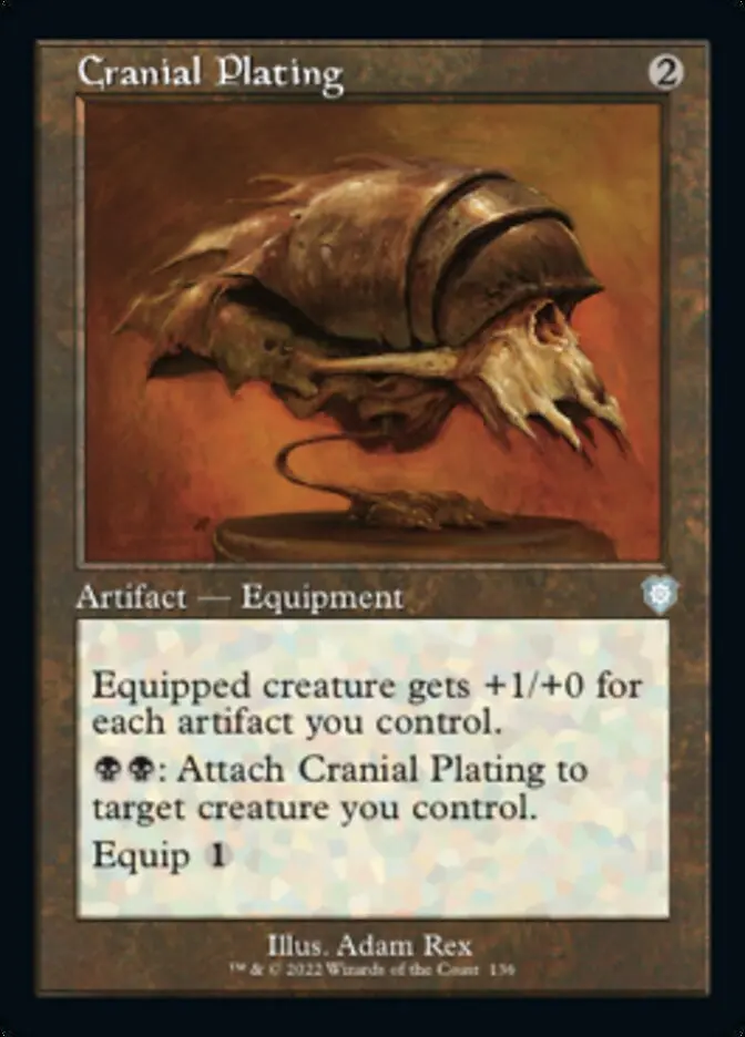 Cranial Plating (Retro) [The Brothers' War Commander] 1