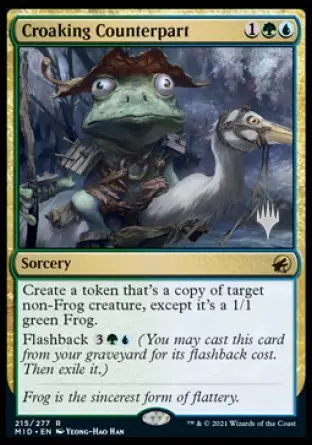 Croaking Counterpart (Promo Pack) [Innistrad: Midnight Hunt Promos] 1