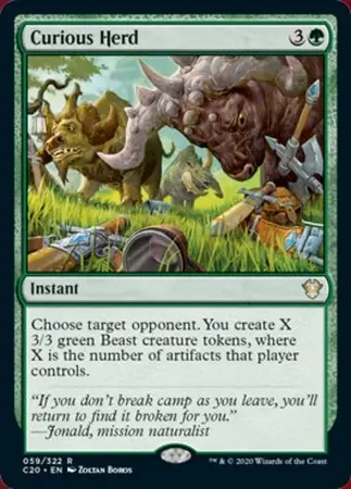 Curious Herd [Commander 2020] 1