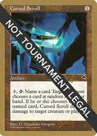 Cursed Scroll - 1998 Ben Rubin (Tmp) [World Championship Decks] 1