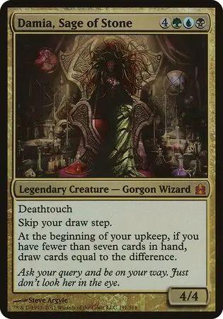 Damia, Sage Of Stone (Oversized) [Commander 2011 Oversized] 1