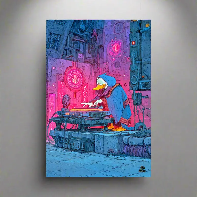 Dax The Duck Dj - Photo Paper Poster 14
