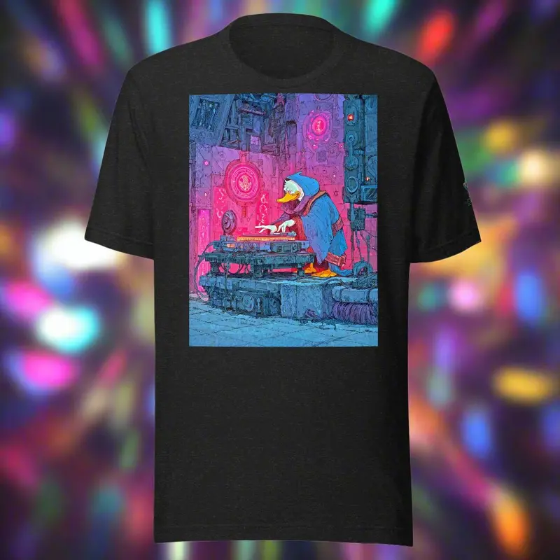Dax The Duck Dj – Unisex Staple T-Shirt 1
