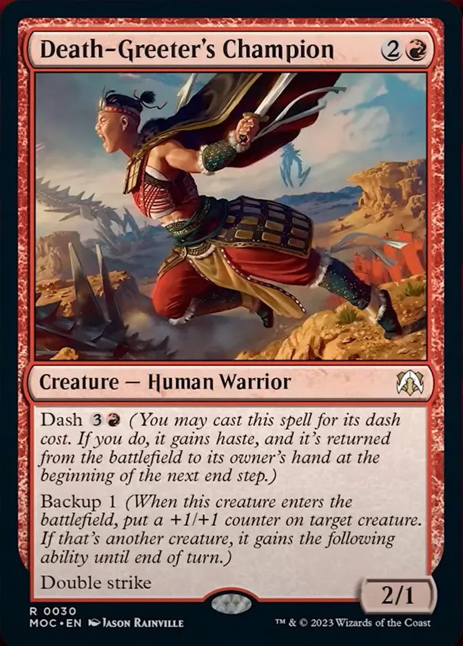 Death-Greeter's Champion [March Of The Machine Commander] 1