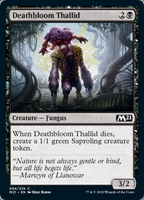 Deathbloom Thallid [Core Set 2021] 1