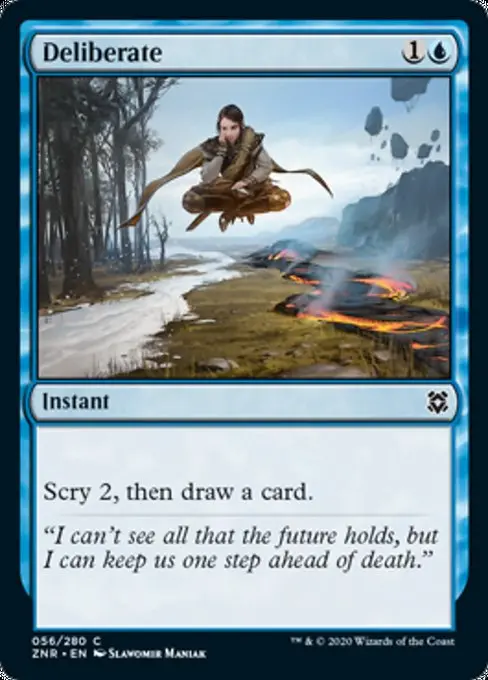 Deliberate [Zendikar Rising] 1