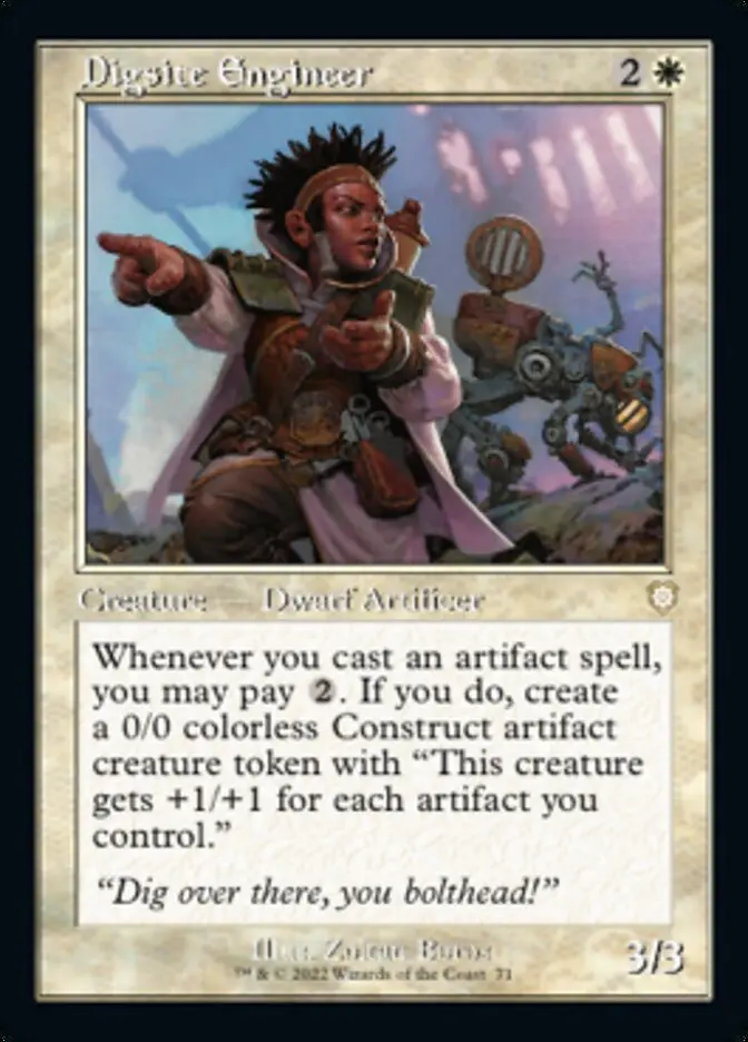 Digsite Engineer (Retro) [The Brothers' War Commander] 1