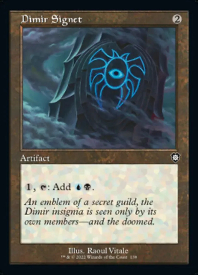 Dimir Signet (Retro) [The Brothers' War Commander] 1