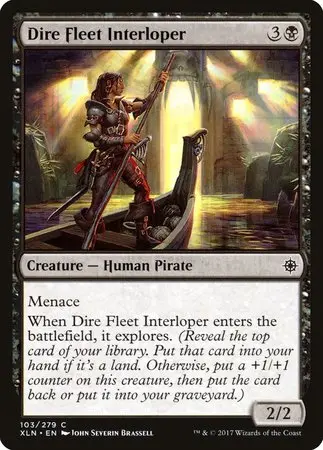 Dire Fleet Interloper [Ixalan] 1