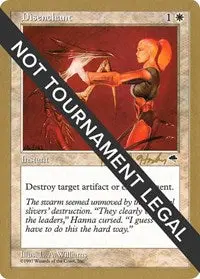 Disenchant - 1998 Brian Hacker (Tmp) [World Championship Decks] 1
