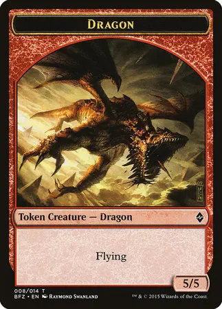 Dragon Token [Battle For Zendikar Tokens] 1