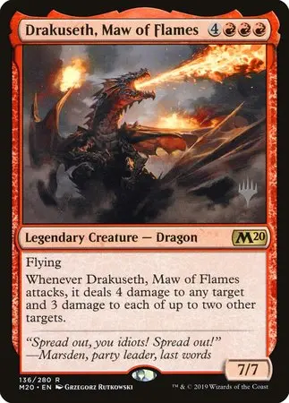 Drakuseth, Maw Of Flames [Core Set 2020 Promos] 1