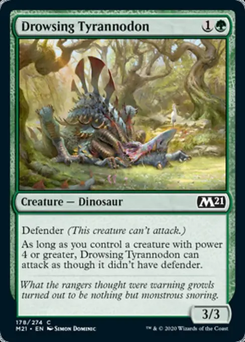 Drowsing Tyrannodon [Core Set 2021] 1