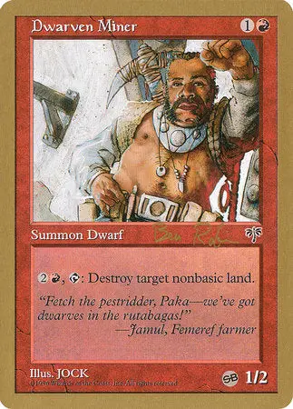 Dwarven Miner - 1998 Ben Rubin (Mir) (Sb) [World Championship Decks 1998] 1