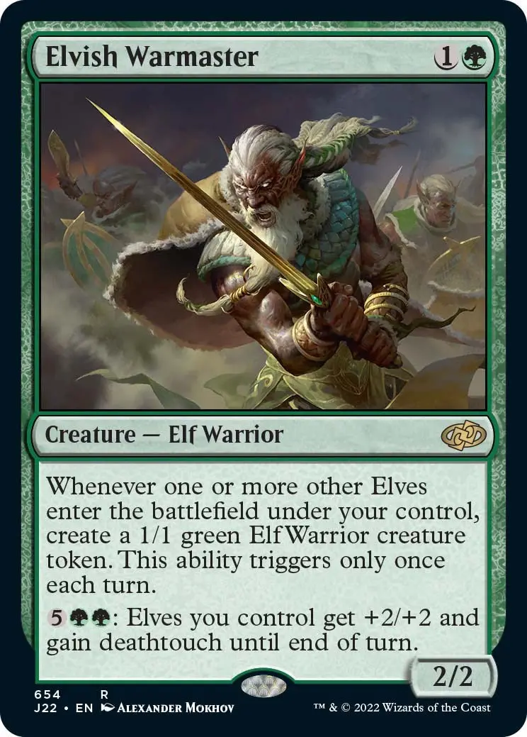 Elvish Warmaster [Jumpstart 2022] 1