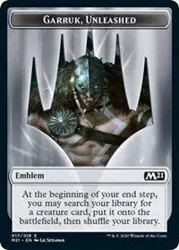 Emblem - Garruk, Unleashed [Core Set 2021] 1