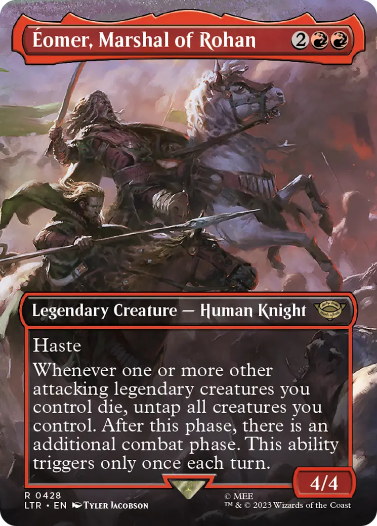 Eomer, Marshal Of Rohan (Borderless Alternate Art) [The Lord Of The Rings: Tales Of Middle-Earth] 1