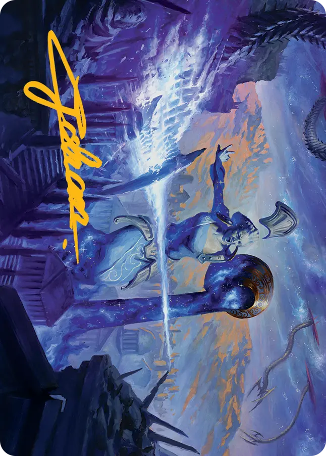 Ephara, Ever-Sheltering Art Card (Gold-Stamped Signature) [March Of The Machine Art Series] 1