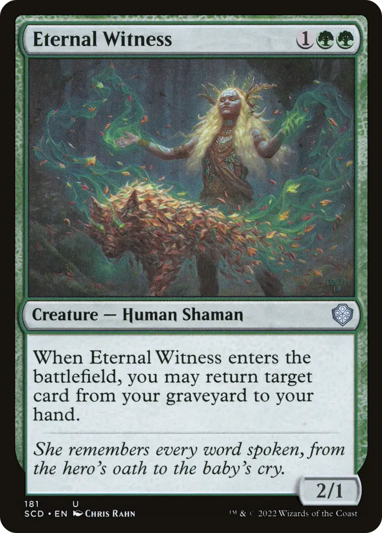 Eternal Witness [Starter Commander Decks] 1