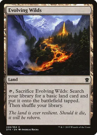 Evolving Wilds [Dragons Of Tarkir] 1