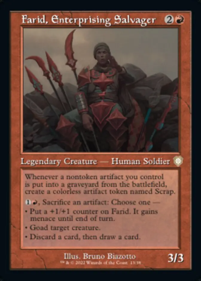 Farid, Enterprising Salvager (Retro) [The Brothers' War Commander] 1