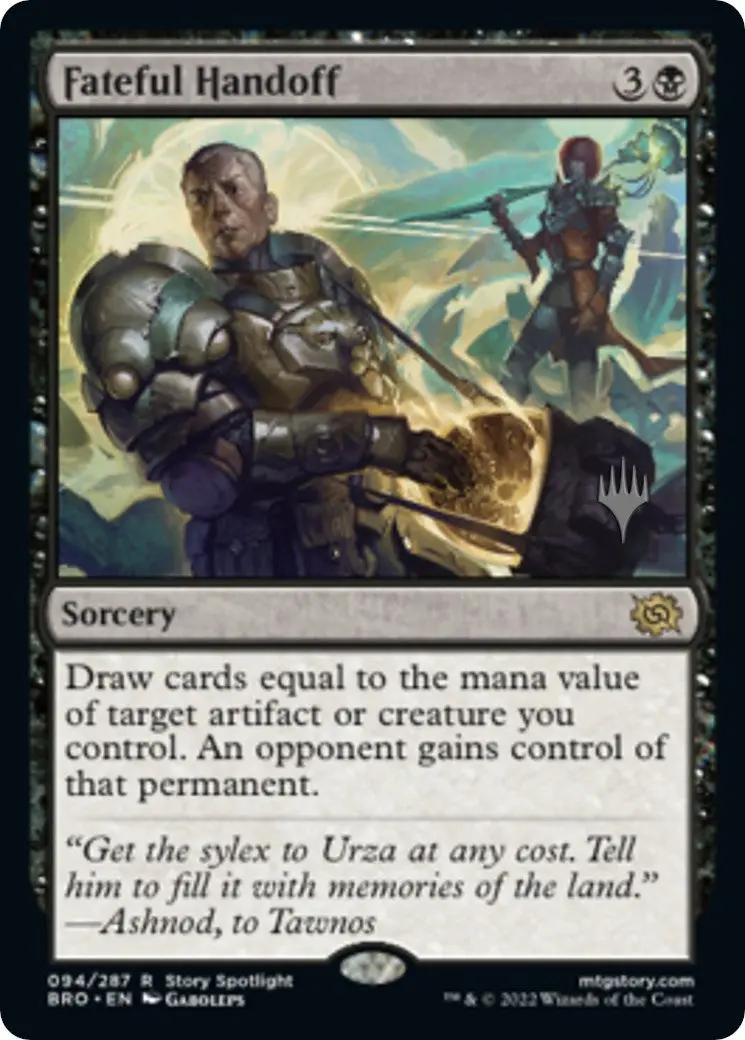 Fateful Handoff (Promo Pack) [The Brothers' War Promos] 1