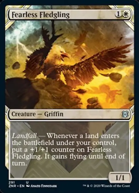 Fearless Fledgling (Showcase) [Zendikar Rising] 1